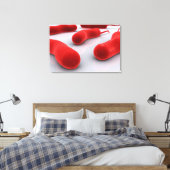 Conceptueel Afbeelding van cholerae bacteriën Canvas Afdruk (Insitu (Slaapkamer))