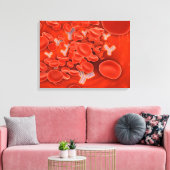 Conceptueel Afbeelding van chromosomen in het bloe Canvas Afdruk (Insitu (Woonkamer))