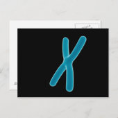 Conceptueel Afbeelding van chromosoom 3 Briefkaart (Voorkant / Achterkant)