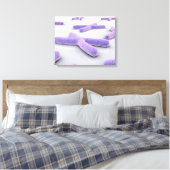 Conceptueel Afbeelding van chromosoom 4 Canvas Afdruk (Insitu (Slaapkamer))