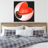 Conceptueel Afbeelding van de anatomie van de mens Canvas Afdruk (Insitu (Slaapkamer))