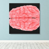 conceptueel Afbeelding van de menselijke hersenen Canvas Afdruk (Insitu (Houten vloer))