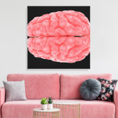 conceptueel Afbeelding van de menselijke hersenen Canvas Afdruk (Insitu (Woonkamer))