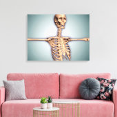 Conceptueel Afbeelding van de menselijke ribkooi e Canvas Afdruk (Insitu (Woonkamer))