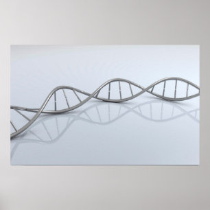 Conceptueel Afbeelding van DNA 1 Poster