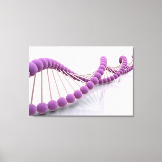 Conceptueel Afbeelding van DNA 4 Canvas Afdruk (Voorkant)