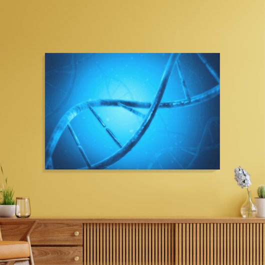 Conceptueel Afbeelding van DNA 6 Canvas Afdruk (Insitu (Woonkamer))
