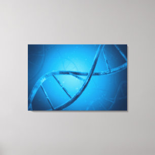 Conceptueel Afbeelding van DNA 6 Canvas Afdruk