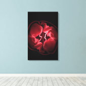 Conceptueel afbeelding van een baarmoeder met twee canvas afdruk (Insitu (Houten vloer))