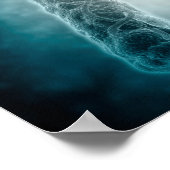 Conceptueel Afbeelding van een telomeer met DNA Poster (Hoek)