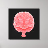 Conceptueel Afbeelding van het menselijk brein 3 Canvas Afdruk (Voorkant)