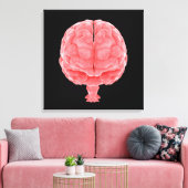 Conceptueel Afbeelding van het menselijk brein 3 Canvas Afdruk (Insitu (Woonkamer))
