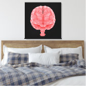 Conceptueel Afbeelding van het menselijk brein 3 Canvas Afdruk (Insitu (Slaapkamer))