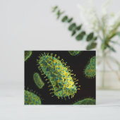 Conceptueel Afbeelding van het rabiësvirus 2 Briefkaart (Staand voorkant)