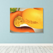 Conceptueel Afbeelding van menselijke pancreas en  Canvas Afdruk (Insitu (Houten vloer))
