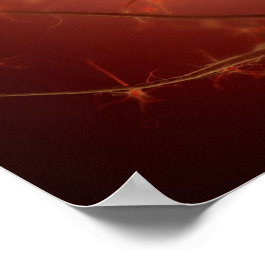 Conceptueel Afbeelding van Neuron 1 Poster (Hoek)