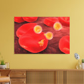 Conceptueel Afbeelding van paramecium 2 Canvas Afdruk (Insitu (Woonkamer))