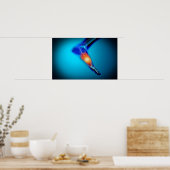 Conceptueel Afbeelding van pijn bij de mens Poster (Keuken)