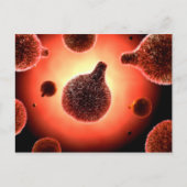 Conceptueel Afbeelding van plasma dat malaria vero Briefkaart (Voorkant)