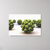 Conceptueel Afbeelding van polyomavirus Canvas Afdruk (Voorkant)
