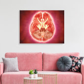 Conceptueel Afbeelding van schedelzenuwen in herse Canvas Afdruk (Insitu (Woonkamer))