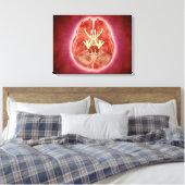 Conceptueel Afbeelding van schedelzenuwen in herse Canvas Afdruk (Insitu (Slaapkamer))
