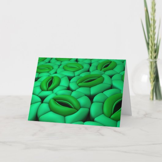 Conceptueel Afbeelding van Stomata 1 Kaart (Voorkant)