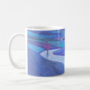 Conceptuele kunst, surrealistische kunst, hoop dat koffiemok