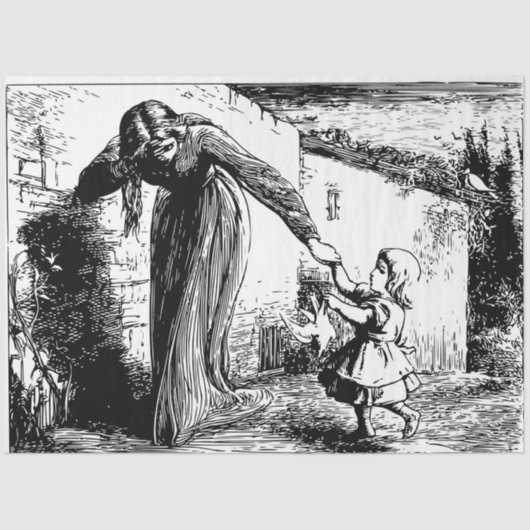 Concern - Vrouw en kind Tissuepapier (Voorkant)