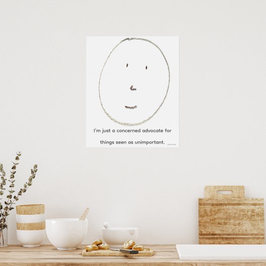 Concerned Advocate Poster (Keuken)
