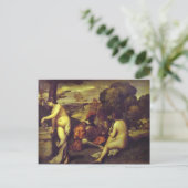 Concert Champetre van Titian Briefkaart (Staand voorkant)
