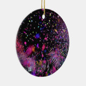 Concert Confetti Keramisch Ornament (Rechts)