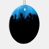 Concert Crowd Keramisch Ornament (Rechts)