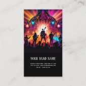 Concert de musique carte de visite guitariste (Devant)