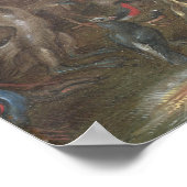 Concert d'oiseaux - Jan van Kessel Poster d'art (Coin)