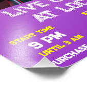 concert foto afdruk (Hoek)