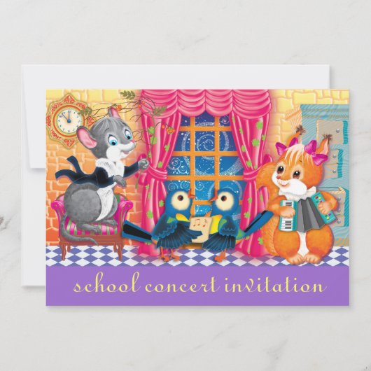 concert kaart (Voorkant)