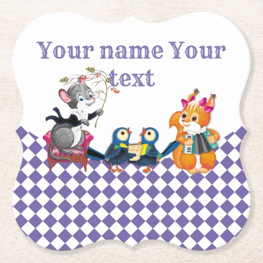 concert kartonnen onderzetters (Voorkant)