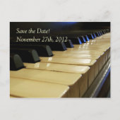 Concert ou considérant Enregistrer la date Carte p (Devant)