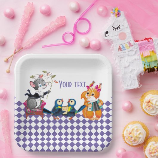 concert papieren bordje (Feest)