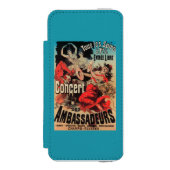 concert Poster op Avenue de Champs-Elysées Incipio iPhone Portemonnee Hoesje (Voorkant Agenda)