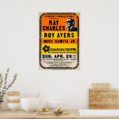 concert Ray Charles / Roy Ayers Poster (Keuken)