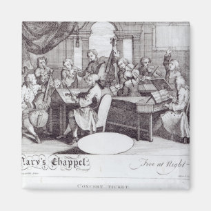 Concert Ticket voor Mary's kapel Magneet