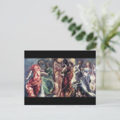 concert van El Greco (Theotokopoulos) Briefkaart (Staand voorkant)
