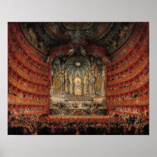 concert van kardinaal de La Rochefoucauld Poster