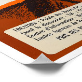  concert van Ray Charles Poster (Hoek)