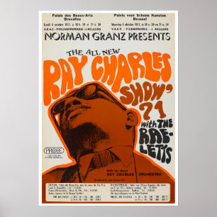 concert van Ray Charles Poster