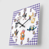 concert vierkante klok (Hoek)