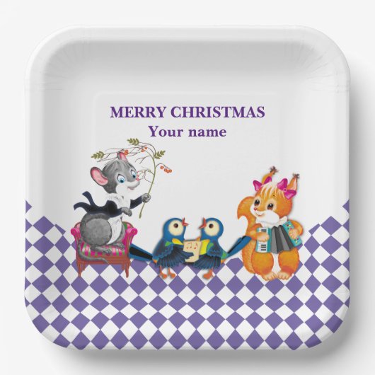 concert Young Animal Papieren Bordje (Voorkant)