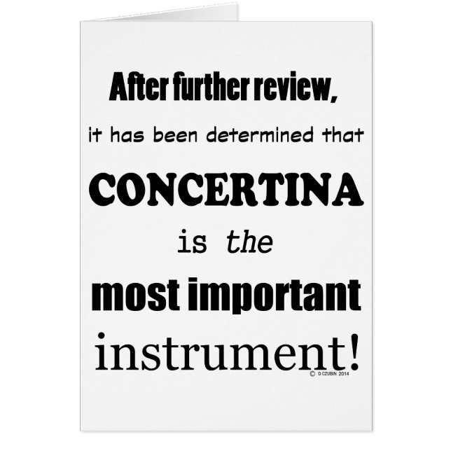 Concertina - Belangrijkste instrument (Voorkant)